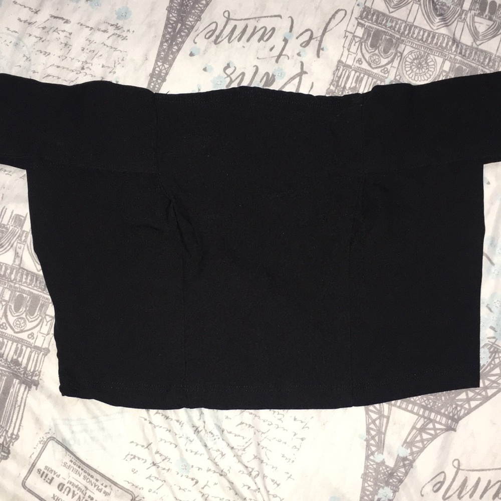 Off the shoulder crop top